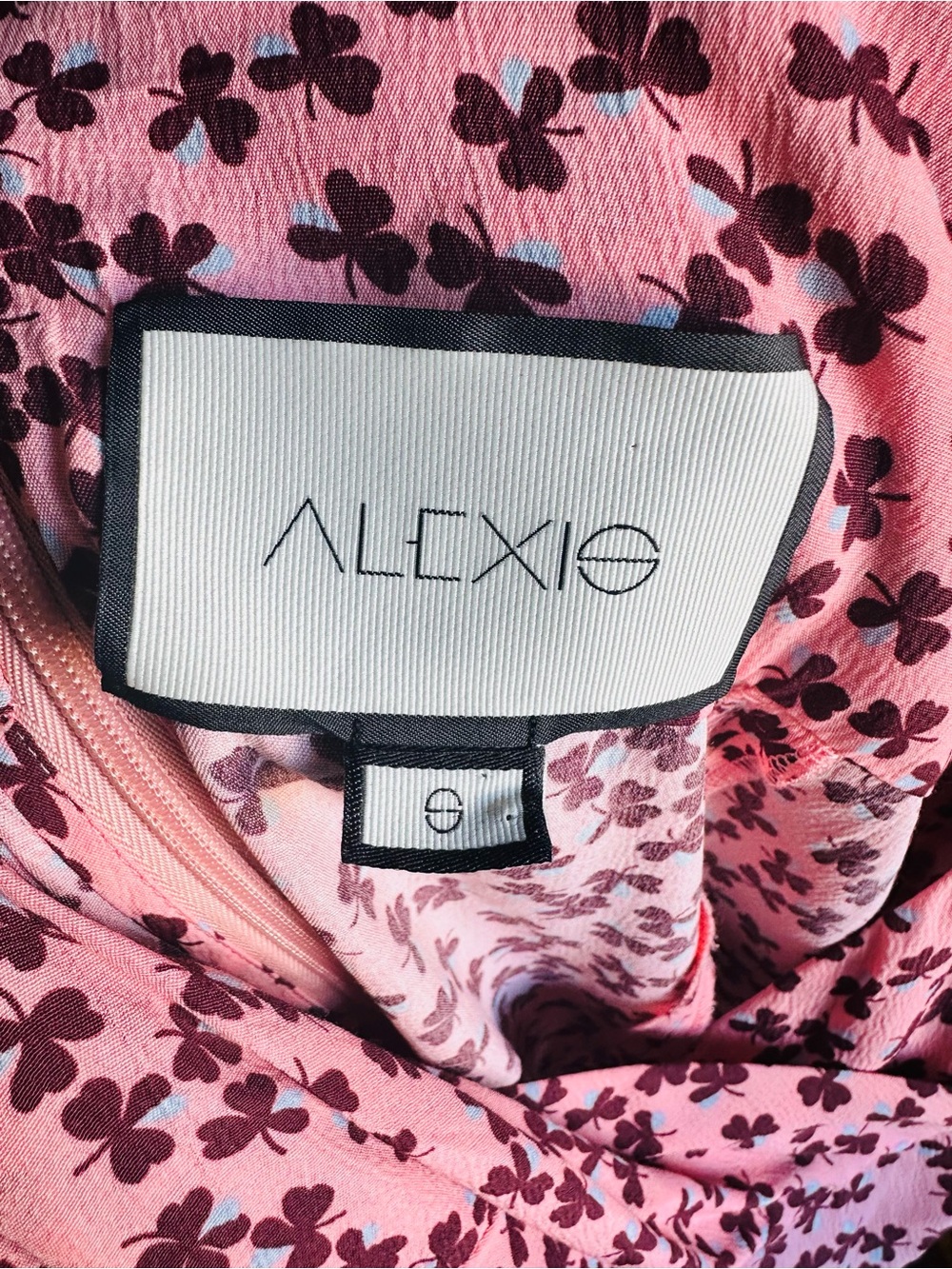 Alexis Pink Floral Print Midi Dress - Picture 6 of 8